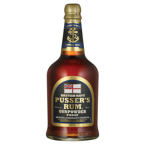 Pussers Gunpowder Rum 70cl 54.5%