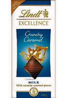 Lindt Excellence Crunchy Caramel 100g