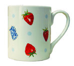 Sophie Allport Large Mug - Strawberries in Cream