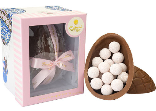 Charbonnel Walker Easter Egg with Pink Champagne Truffles 450g