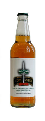 Cotleigh Commando Beer; only 6000 numbered bottles available. 10p per bottle will be donated to the charity Go Commando