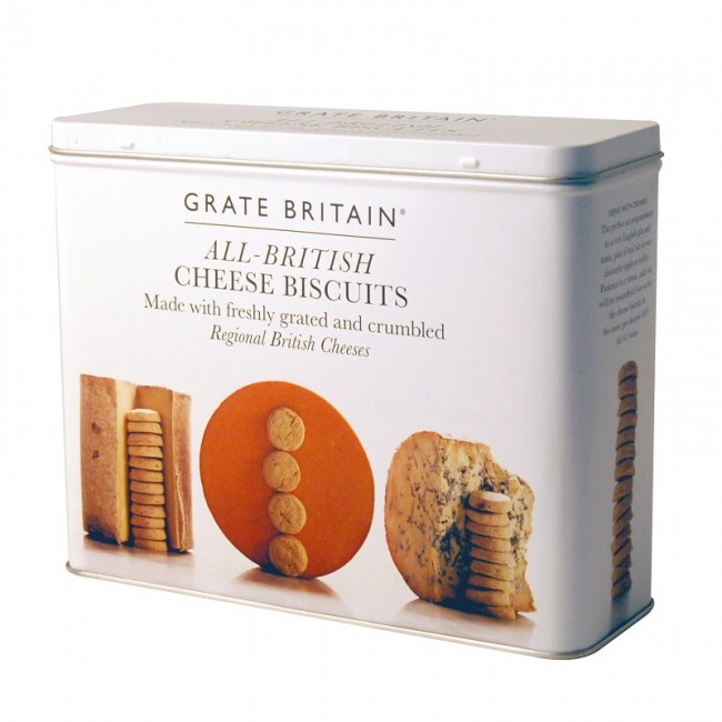 Fine Cheese Company All British Cheese Biscuits Tin