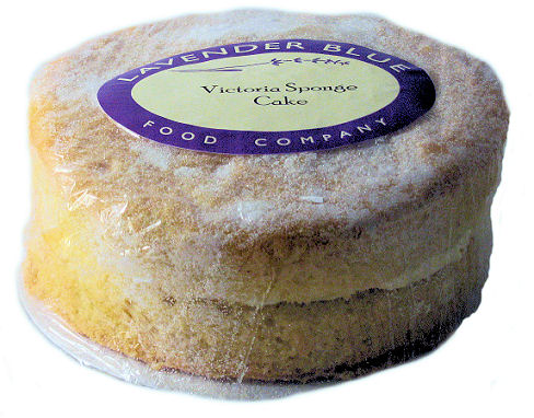 Lavender Blue Victoria Sponge Cake