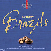 Beechs Milk Chocolate Brazil Nuts 160g