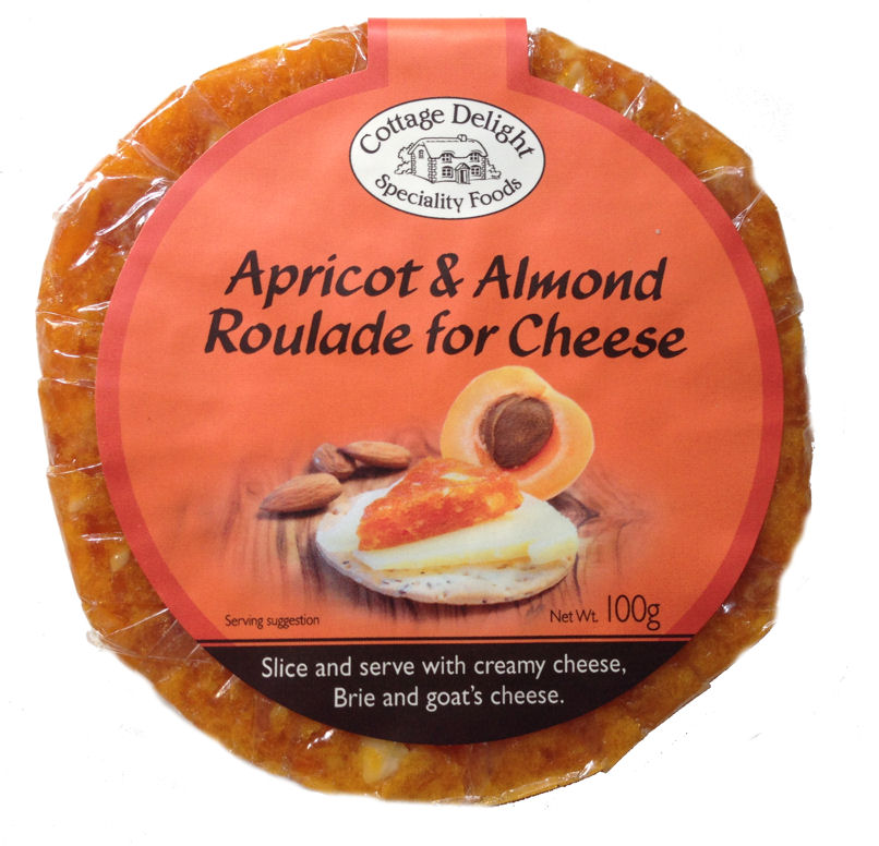 Cottage Delight Apricot & Almond Roularde for Cheese 100g